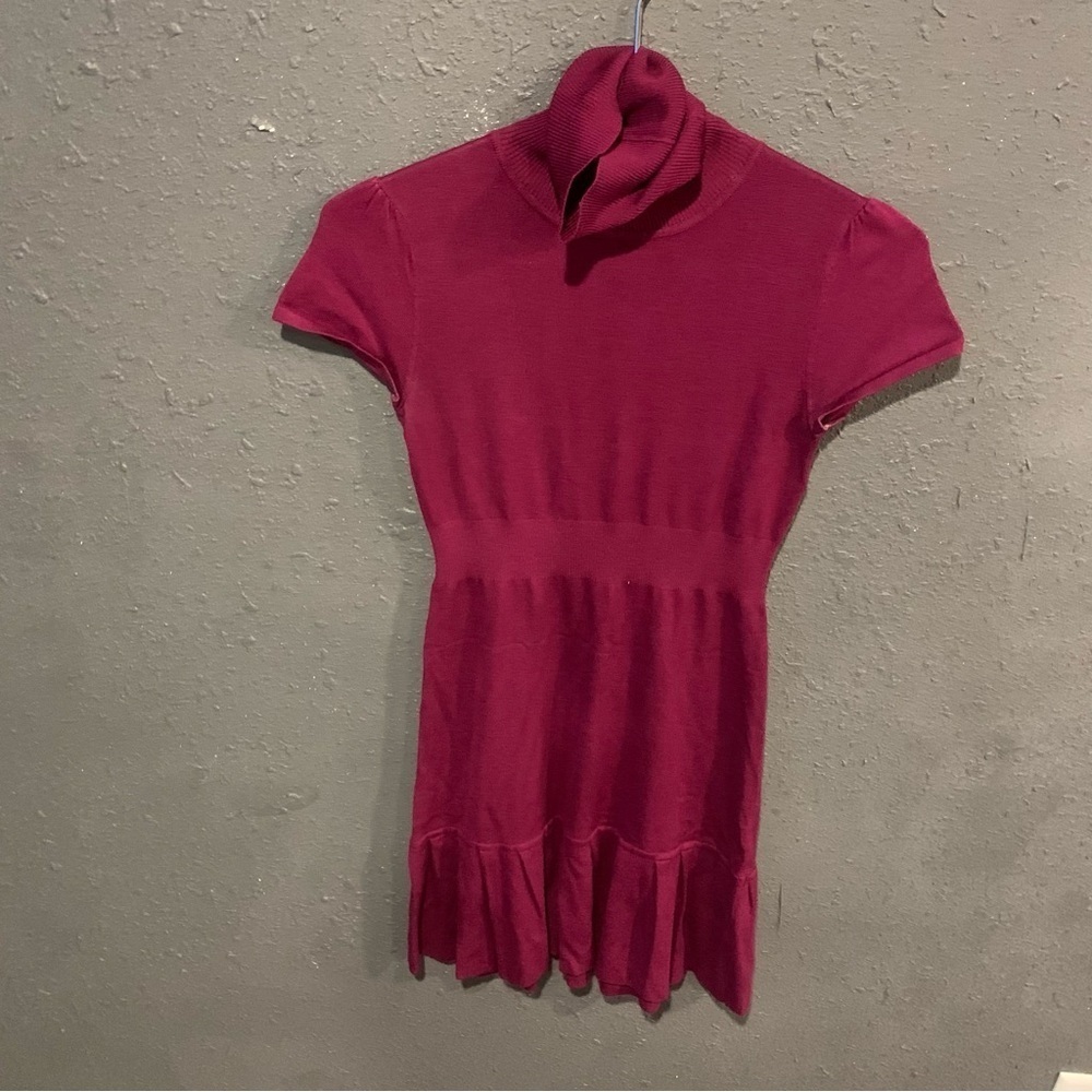 Women’s Planet Gold Mini Sweater Dress